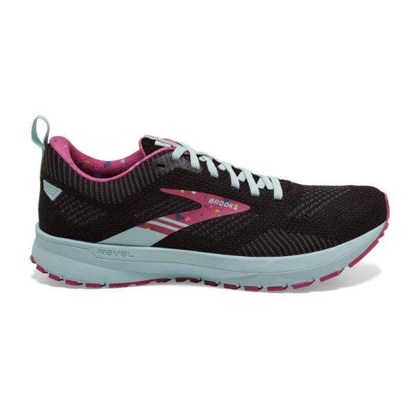 Brooks Shoes - Revel 5 Black/Beetroot/Plume