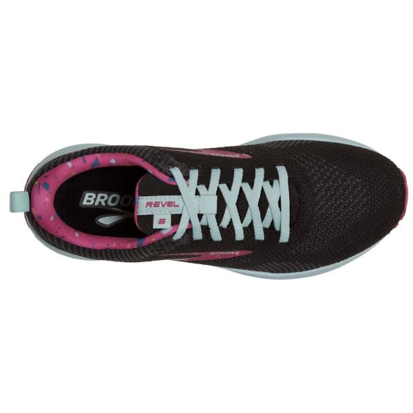 Brooks Shoes - Revel 5 Black/Beetroot/Plume            