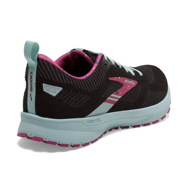 Brooks Shoes - Revel 5 Black/Beetroot/Plume            