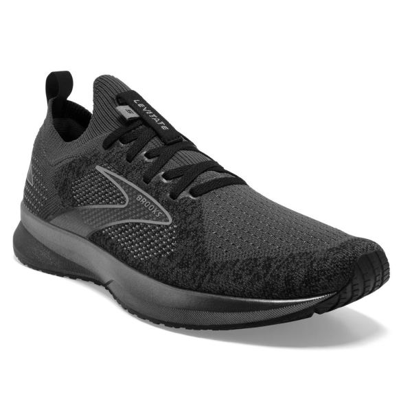 Brooks Shoes - Levitate StealthFit 5 Black/Ebony/Grey            