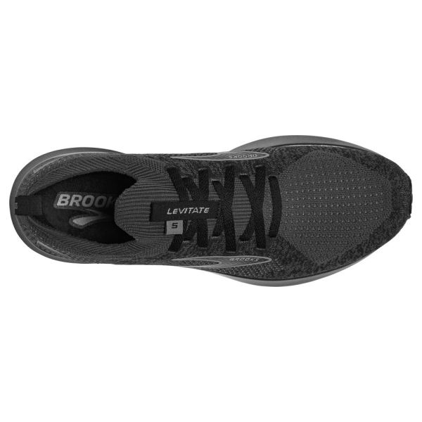 Brooks Shoes - Levitate StealthFit 5 Black/Ebony/Grey            