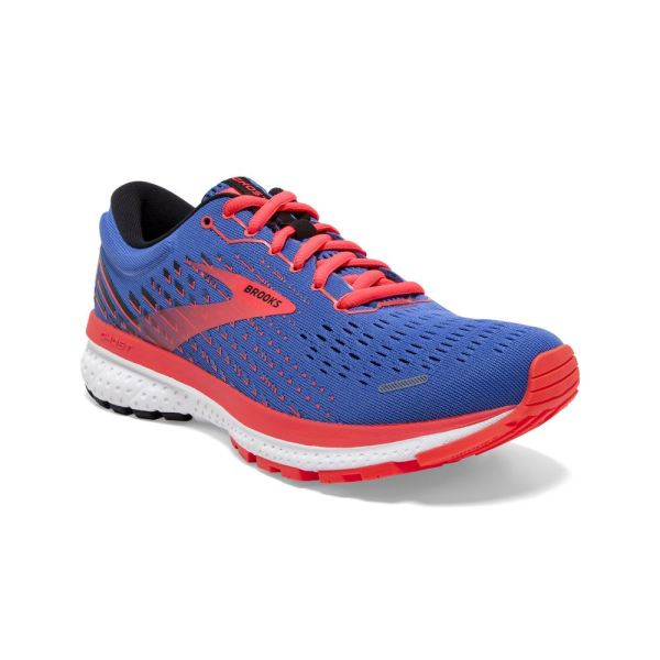 Brooks Shoes - Ghost 13 Blue/Coral/White            