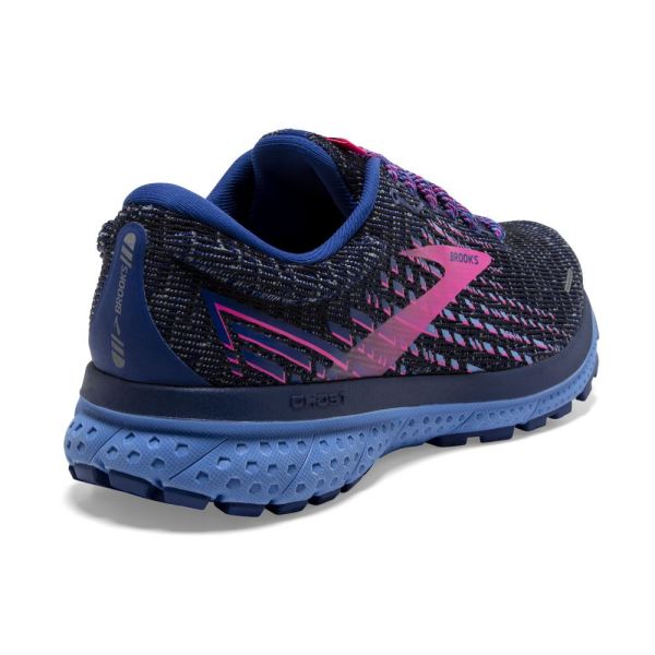 Brooks Shoes - Ghost 13 Ebony/Blue/Pink            