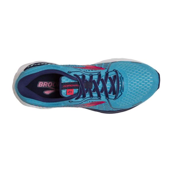 Brooks Shoes - Adrenaline GTS 21 Horizon/Blue Ribbon/Pink            