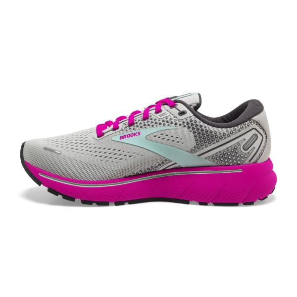 Brooks Shoes - Ghost 14 Oyster/Yucca/Pink            