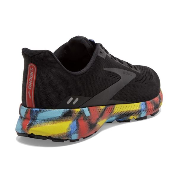 Brooks Shoes - Launch 8 Black/Red/Blue            