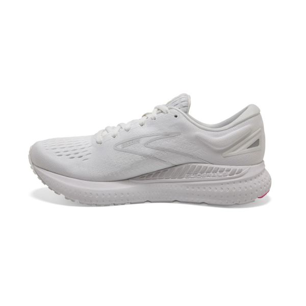 Brooks Shoes - Glycerin GTS 19 White-Pink/Luna Rock            