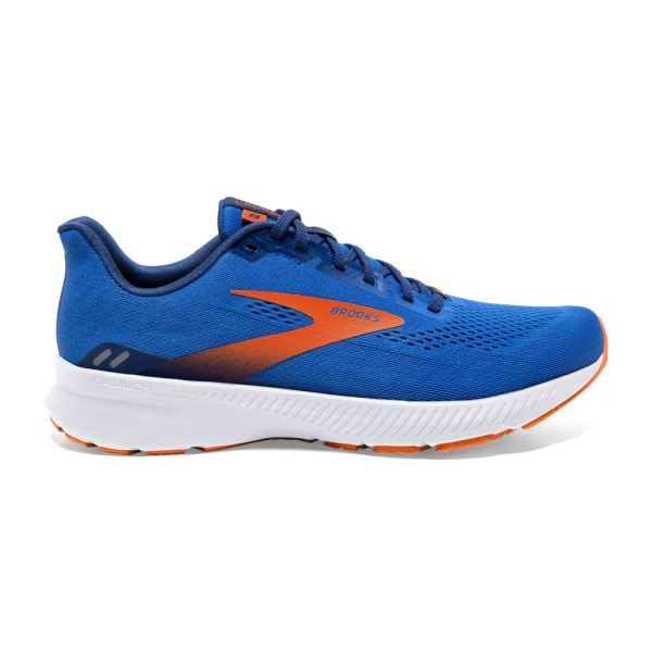 Brooks Shoes - Launch 8 Blue/Orange/White