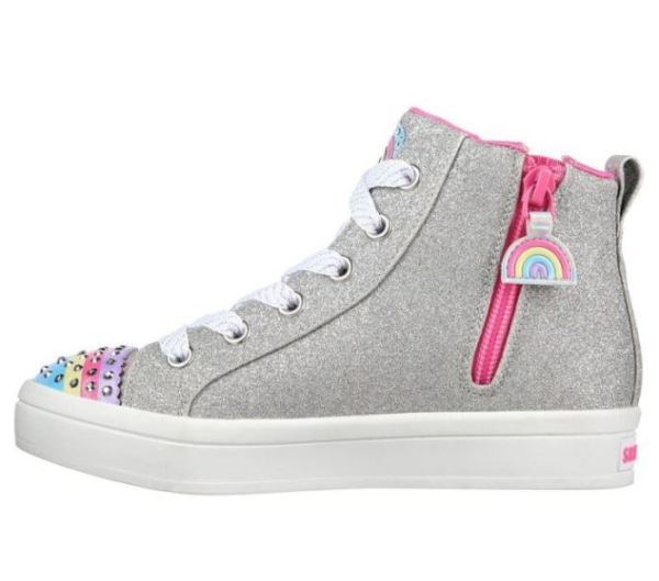 Skechers Girls' Flip Kicks: Twi-Lites 2.0 - Rainbow Daydreams