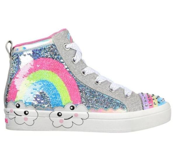 Skechers Girls' Flip Kicks: Twi-Lites 2.0 - Rainbow Daydreams