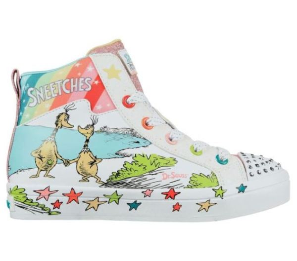 Skechers Girls' Dr Seuss: Twi-Lites 2.0 - Lovely Sneetches