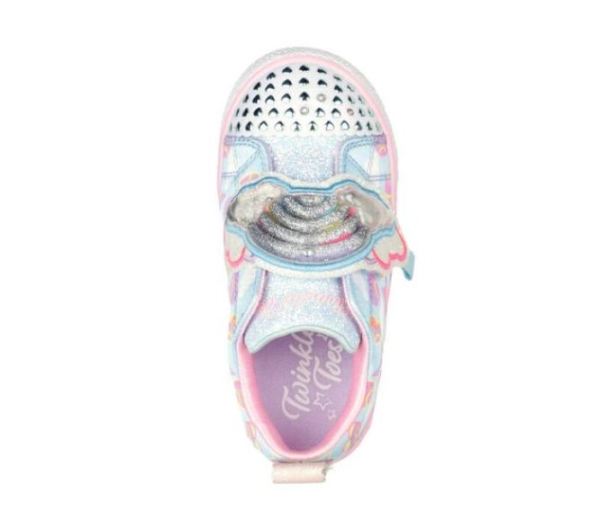 Skechers Girls' Twinkle Toes: Shuffle Lite - Rainbow Sprinkles