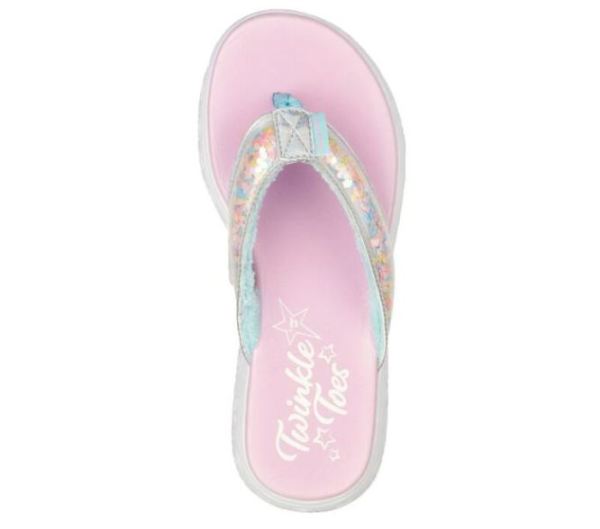 Skechers Girls' Twinkle Toes: Rainbow Shines - Confetti Magic