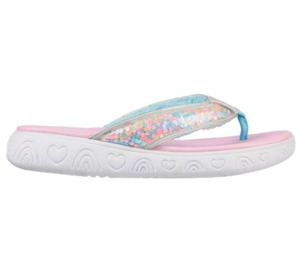 Skechers Girls' Twinkle Toes: Rainbow Shines - Confetti Magic