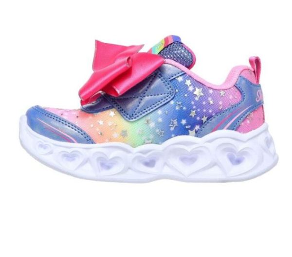 Skechers Girls' Heart Lights - All About Bows