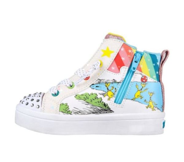 Skechers Girls' Dr Seuss: Twi-Lites 2.0 - Lovely Sneetches