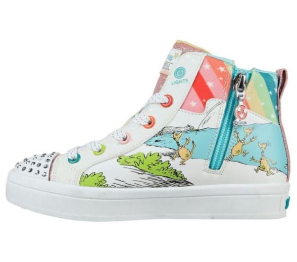 Skechers Girls' Dr Seuss: Twi-Lites 2.0 - Lovely Sneetches