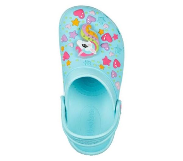 Skechers Girls' Foamies: Heart Charmer - Unicorn Delight