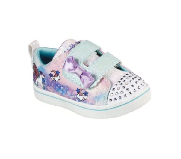 Skechers Girls' Twinkle Toes: Sparkle Rayz - Unicorn Moondust