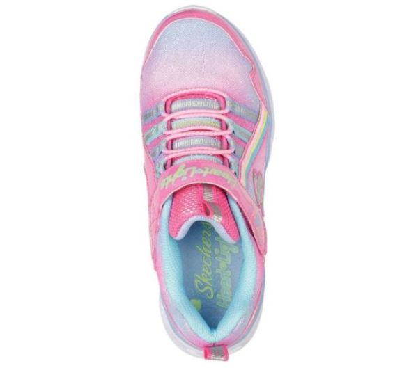 Skechers Girls' S Lights: Heart Lights - Rainbow Lux