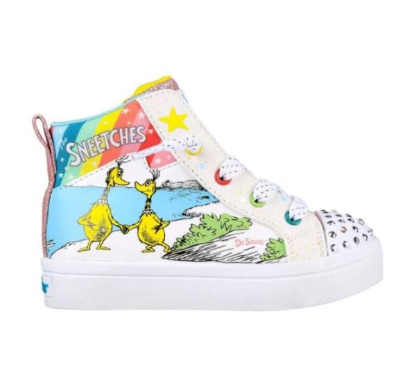 Skechers Girls' Dr Seuss: Twi-Lites 2.0 - Lovely Sneetches