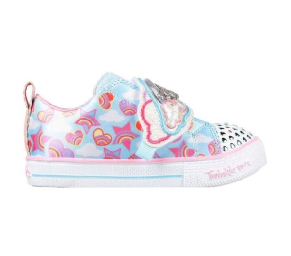 Skechers Girls' Twinkle Toes: Shuffle Lite - Rainbow Sprinkles