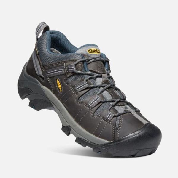 Keen | Men's Targhee II Waterproof-Gargoyle/Midnight Navy