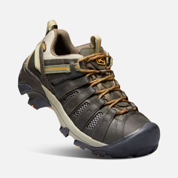 Keen | Men's Voyageur-Black Olive/Inca Gold