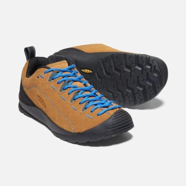 Keen | Women's Jasper Suede Sneakers-CATHAY SPICE/ORION BLUE