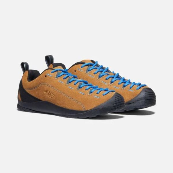 Keen | Women's Jasper Suede Sneakers-CATHAY SPICE/ORION BLUE