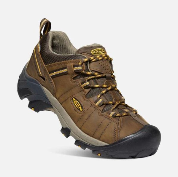 Keen | Men's Targhee II Waterproof-Cascade Brown/Golden Yellow