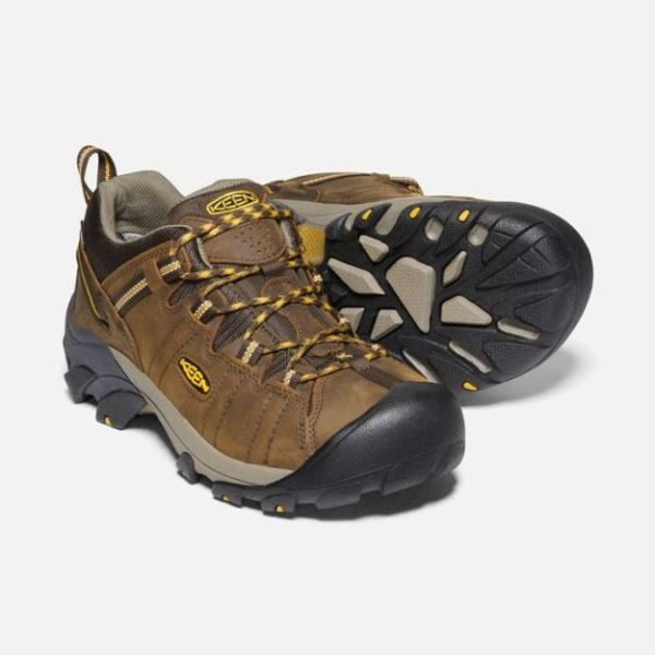 Keen | Men's Targhee II Waterproof-Cascade Brown/Golden Yellow