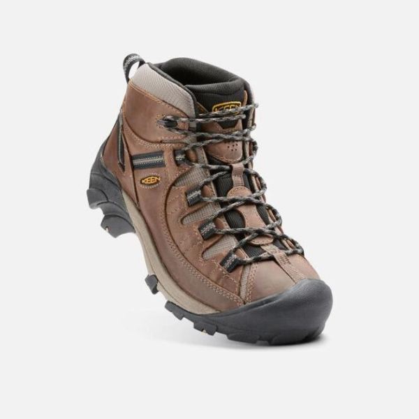 Keen | Men's Targhee II Waterproof Mid-Shitake/Brindle