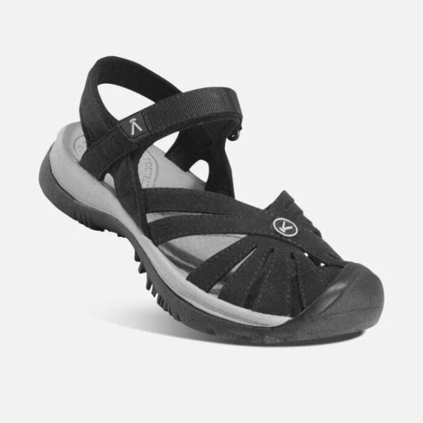 Keen | Women's Rose Sandal-BLACK/NEUTRAL GRAY