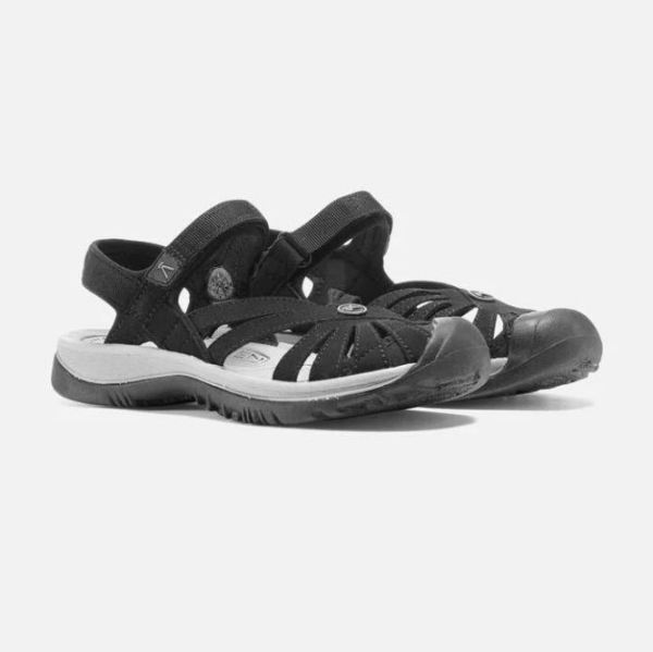 Keen | Women's Rose Sandal-BLACK/NEUTRAL GRAY