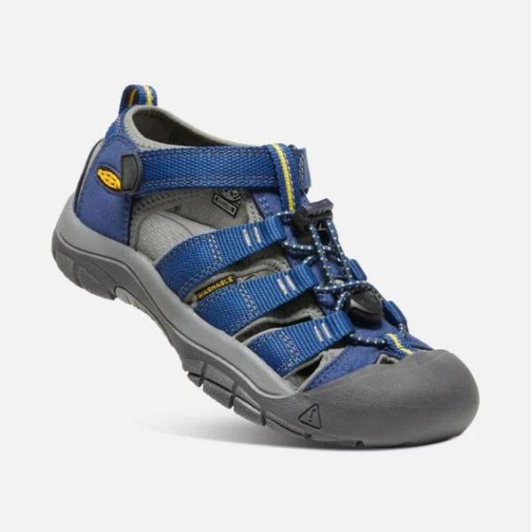 Keen | Big Kids' Newport H2-Blue Depths/Gargoyle