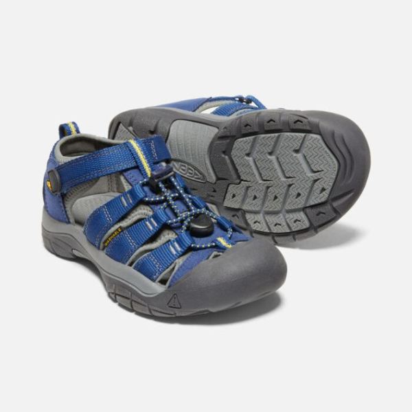 Keen | Big Kids' Newport H2-Blue Depths/Gargoyle