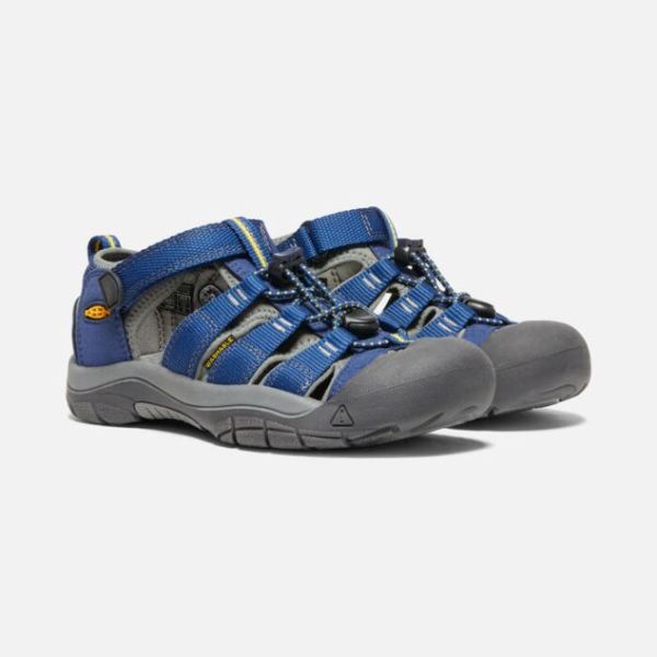 Keen | Big Kids' Newport H2-Blue Depths/Gargoyle