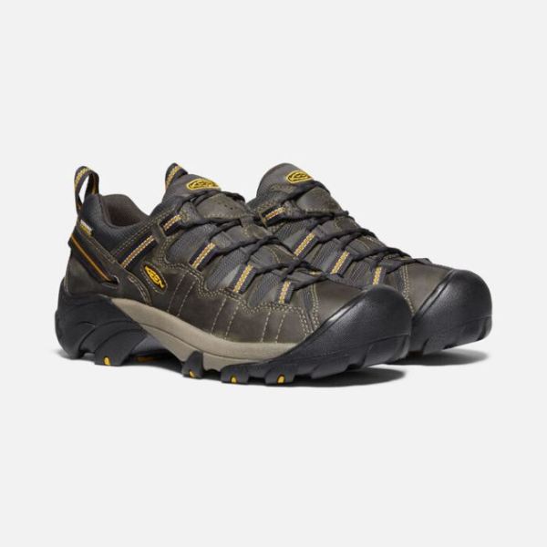 Keen | Men's Targhee II Waterproof-Raven/Tawny Olive