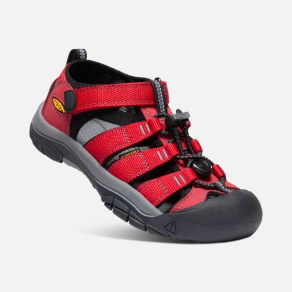 Keen | Big Kids' Newport H2-Ribbon Red/Gargoyle