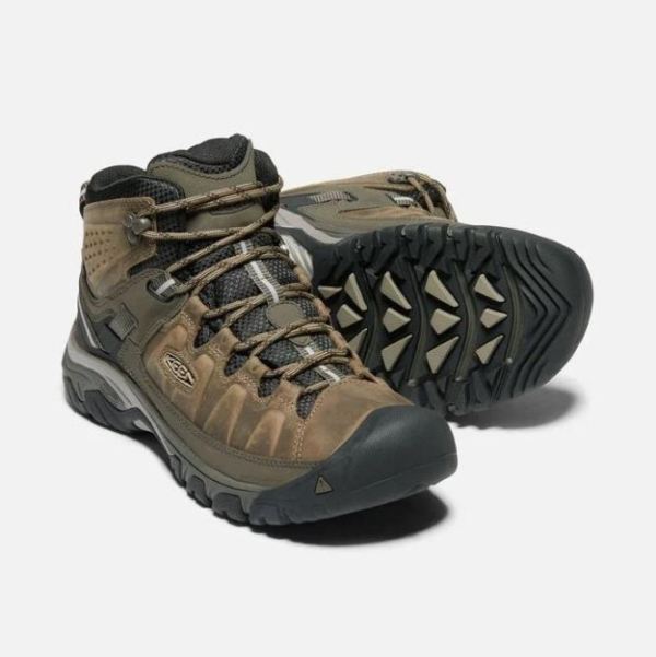 Keen | Men's Targhee III Waterproof Mid-BUNGEE CORD/BLACK