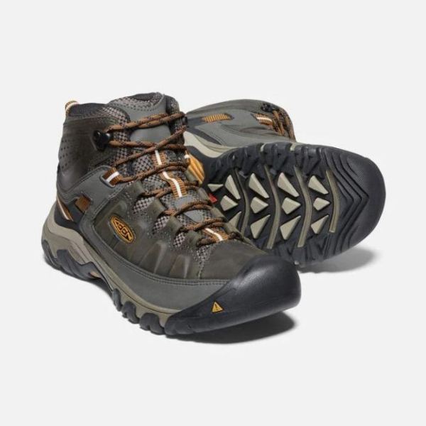 Keen | Men's Targhee III Waterproof Mid-BLACK OLIVE