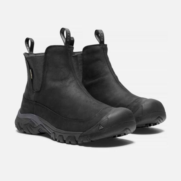 Keen | Men's Anchorage III Waterproof Boot-Black/Raven
