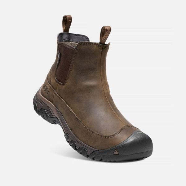 Keen | Men's Anchorage III Waterproof Boot-Dark Earth/Mulch