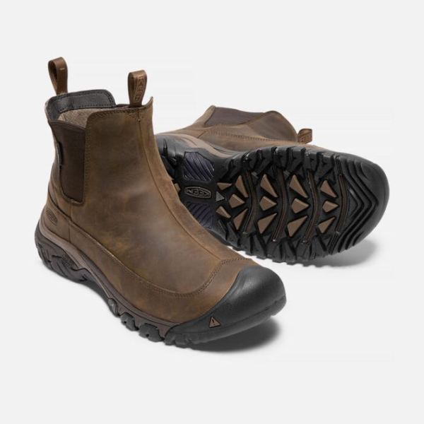 Keen | Men's Anchorage III Waterproof Boot-Dark Earth/Mulch