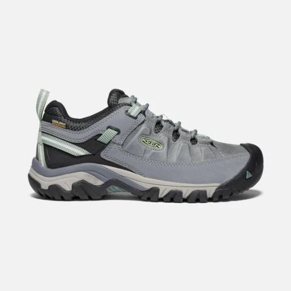 Keen | Women's Targhee III Waterproof-BLEACHER/DUCK GREEN