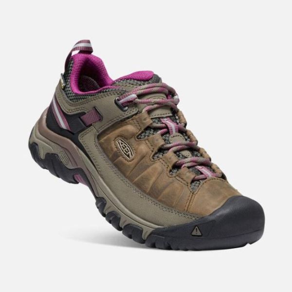 Keen | Women's Targhee III Waterproof-WEISS/BOYSENBERRY