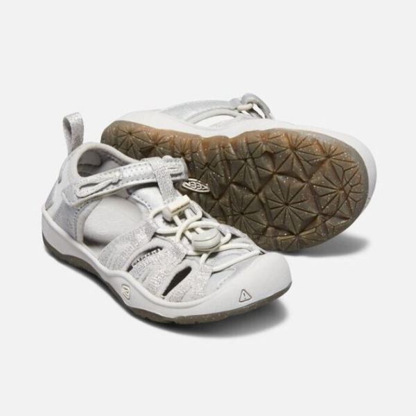 Keen | Little Kids' Moxie Sandal-Silver