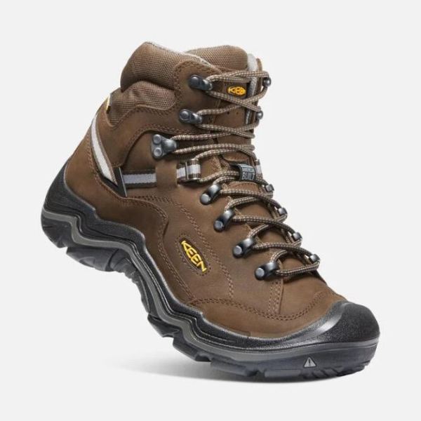 Keen | Men's Durand II Waterproof Boot-CASCADE BROWN/GARGOYLE