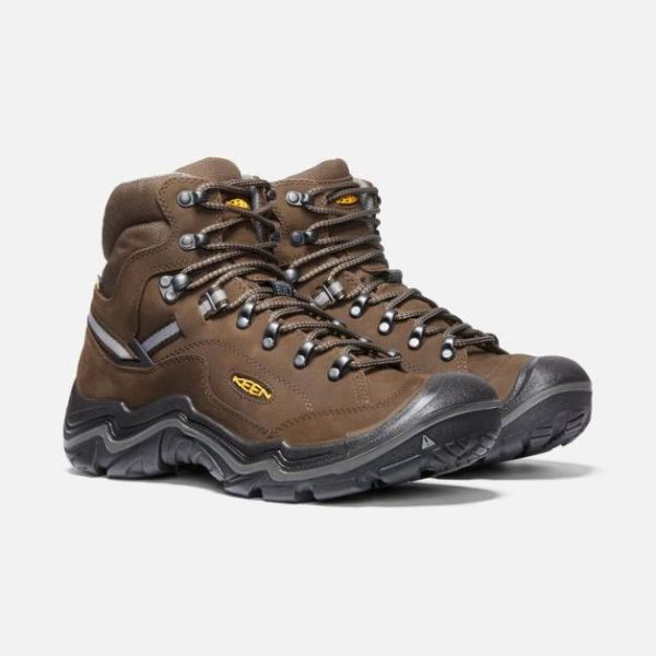 Keen | Men's Durand II Waterproof Boot-CASCADE BROWN/GARGOYLE